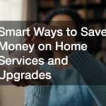 Smart Ways to Save Money on Home Services and Upgrades